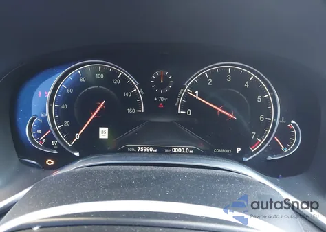 2019 BMW 740I из США, поврежденный, VIN WBA7E2C56KB454096